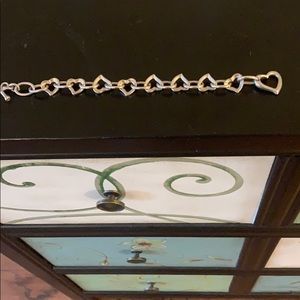 Sterling heart bracelet new